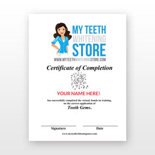 Load image into Gallery viewer, Tooth Gems Certification
